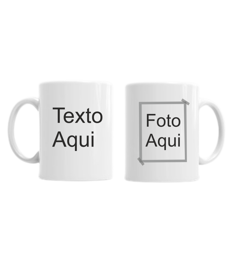 Caneca Texto/Foto
