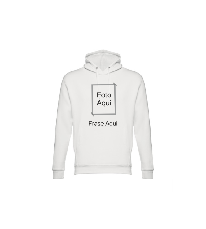 Hoodie branca Foto/Texto