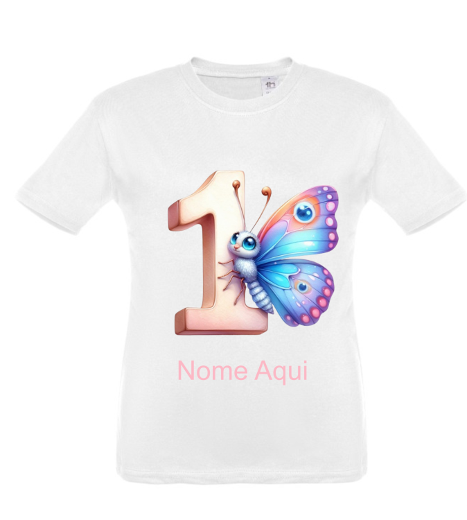 T-shirt Borboleta criança