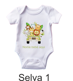 Body selva rosa e verde