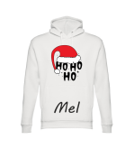 Hoodie família natal Ho Ho Ho