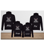 Hoodie Familia Merry Christmas