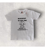 T-shirt criança bebé a caminho