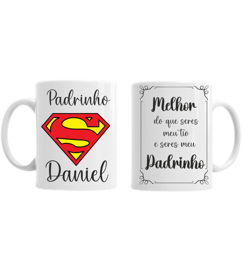 Caneca Melhor que tio é ser padrinho