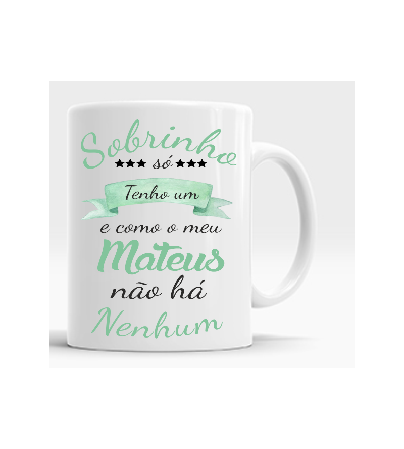 Caneca do Sobrinho/a