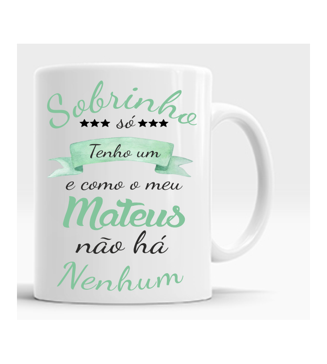 Caneca do Sobrinho/a
