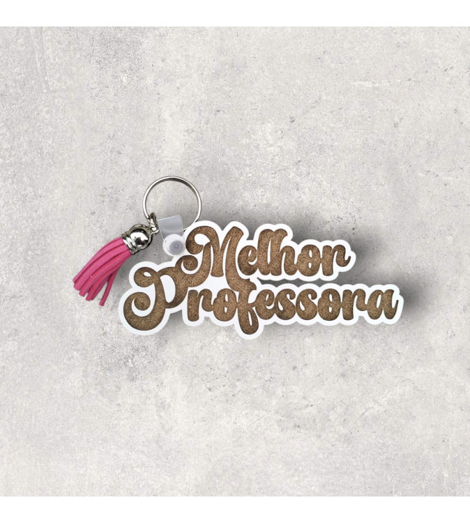 Porta-chaves Melhor Professora