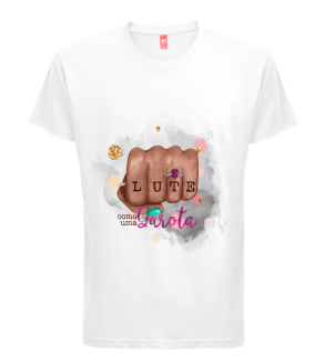 T-shirt Lute como uma garota