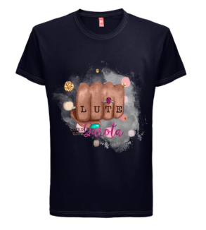 T-shirt Lute como uma garota